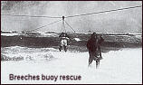 Breeches buoy rescue