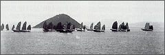 Fishing fleet, Green Island, Hong Kong